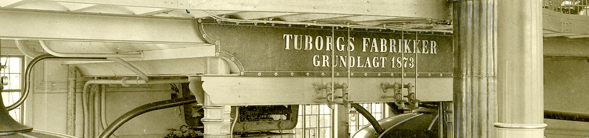 inside the Tuborg brewery facilities in 1953