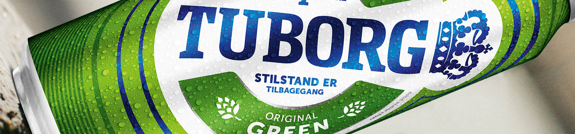 bottle label of tuborg pilsner beer